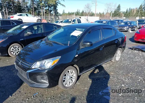 2022 Mitsubishi Mirage G4 Black Edition/Es/Le z USA, uszkodzony, nr VIN ML32FUFJ6NHF06946